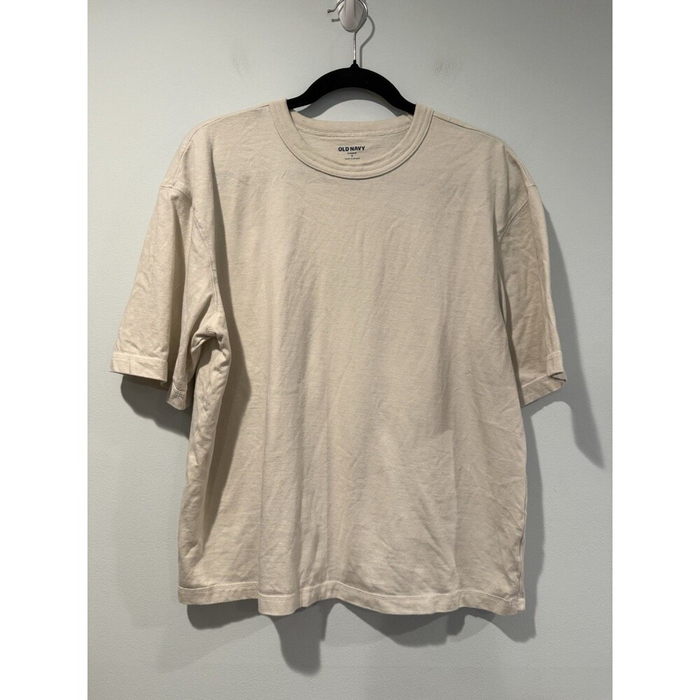 Old Navy Top Womens Small Basic Tee 100% Cotton Minimal Travel Cottage Vacation